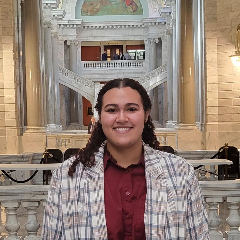Jayden is a first-generation student on the pre-law track. She plans on using the Lunsford Scholarship to fund undergraduate research in summer 2023 and an internship in Washington, D.C. in fall 2023.